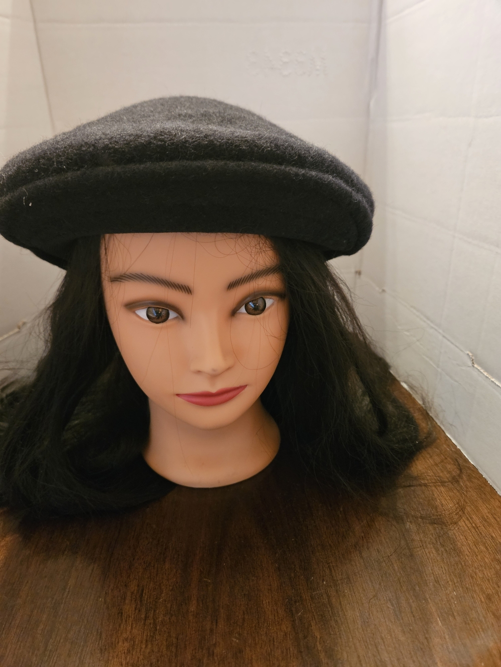 San Diego Hat Company Men's Black Wool Beret
